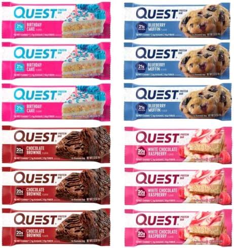 Amazon Quest Protein Bar Variety Pack 12 Count Keto Friendly