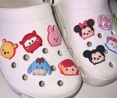 Piece Set Of Disney Tsum Tsum Clog Shoe Charms For Crocs Etsy