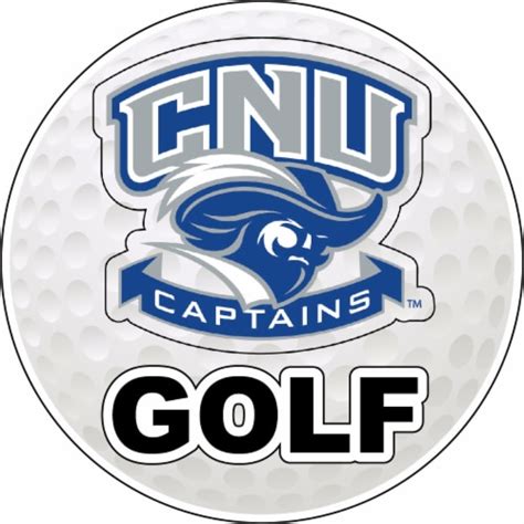 Christopher Newport Captains 4 Inch Round Golf Ncaa Fairway Fervor