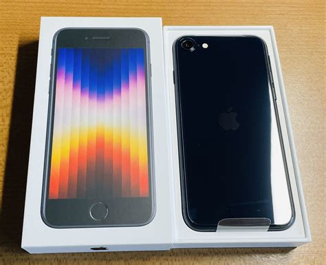 Iphone Se 第3世代 64gb ミッドナイトブラック 黒 Simフリー Apple 箱 付属品有ドコモiphone｜売買された