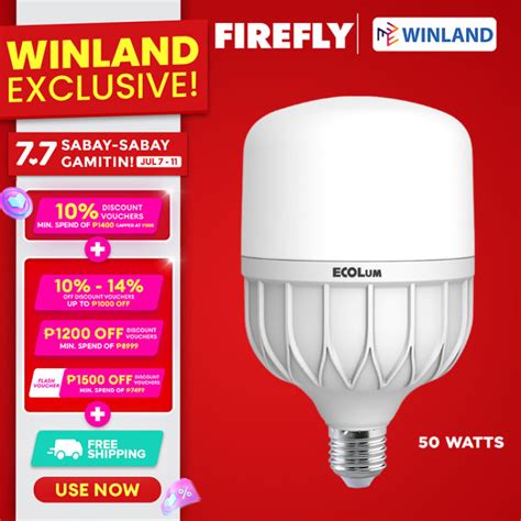 Firefly By Winland Ecolum Super Bright Power Saving W K Daylight