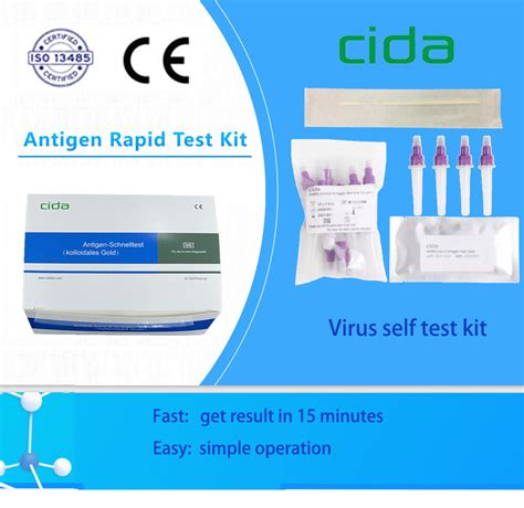 Ce Medical Instrument Viral Rapid Diagnostic Test Regent Kits China