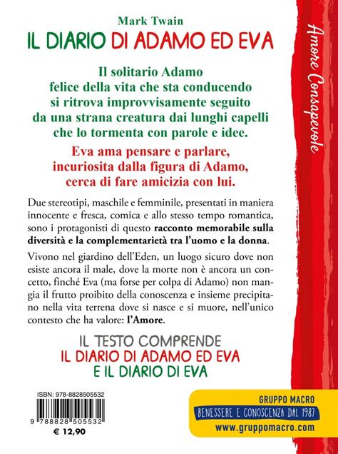 Il Diario Di Adamo Ed Eva Mark Twain