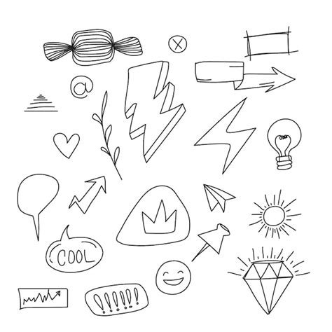 Premium Vector Free Scribble Vector Hand Drawn Design Set