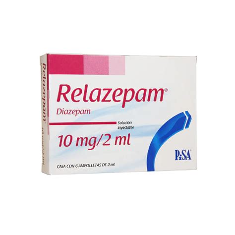 Relazepam Diazepam Sol Iny 10mg 2ml Cja C 6 Amps Distribuidora Sta