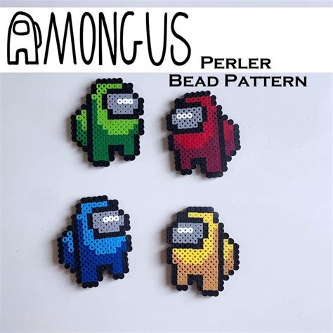 Among Us Perler Bead Etsy