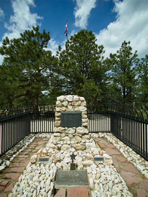 Buffalo Bills Grave On Lookout Mountain Above Golden Colorado