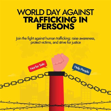 World Day Against Trafficking Persons 30th July Day Against