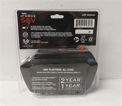 N82139 1 Echo LBP 56V250 E Force 56V 5AH Battery New EBay