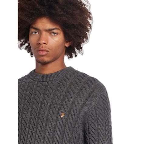 Pull tricot torsadé Farah Aspo Vestes et Blousons Vêtements Homme