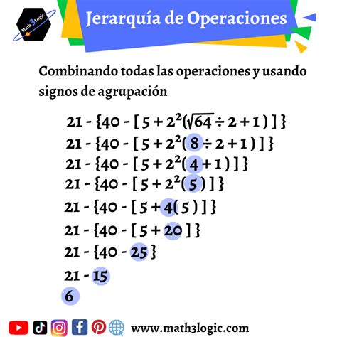 Jerarqu A De Las Operaciones Explora El Orden De Las Operaciones Y De