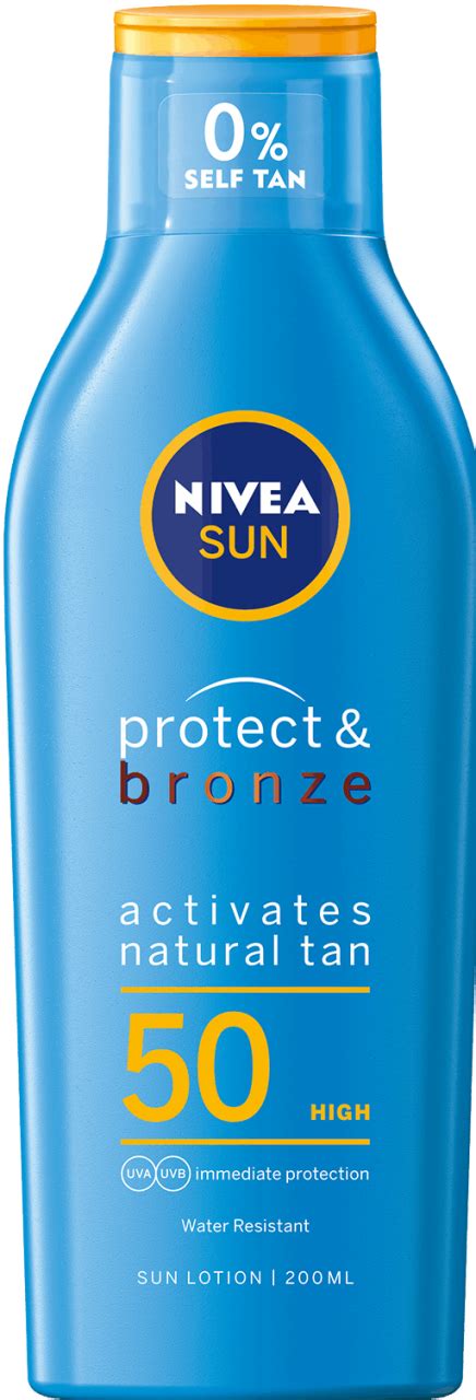 NIVEA SUN Protect Bronze balsam do opalania aktywuje opaleniznę