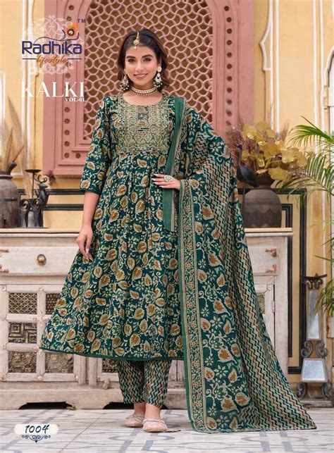 Radhika Lifestyle Kalki Vol 1 Chanderi Readymade Suit Wholesale