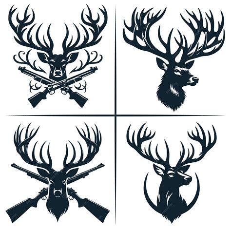 Premium Vector Deer Head Svg Deer Hunting Svg Cut File Cricut File