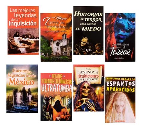 Pack De Terror 2 Relatos Y Leyendas De México 8 Piezas Envío gratis