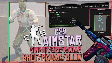 AIMSTAR UPDATED FREE HACK CHEAT CS2 LEGIT AIMBOT ESP TRIGGERBOT