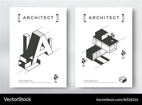 Architecture cover design Royalty Free Vector Image