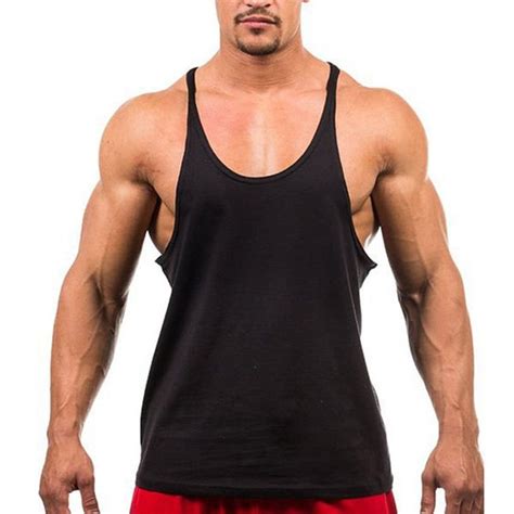 Us 1189 Mens Summer 100cotton Breathable Sweat Loose Fit Workout Tank Tops Workout Tank