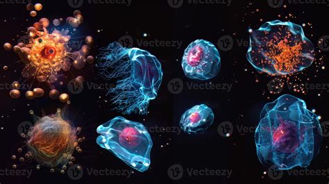 A series of timelapse images showing the gradual shrinkage of an apoptotic cell and eventual ...