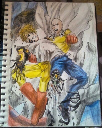 Dibujo De Genos Y Saitama Opm Amino Esp Amino