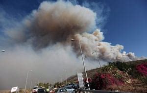 Forest fires rage in Israel | World news | The Guardian