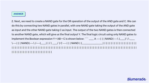 Solved Draw A Logic Circuit Using Only Nand Gates To Implement The