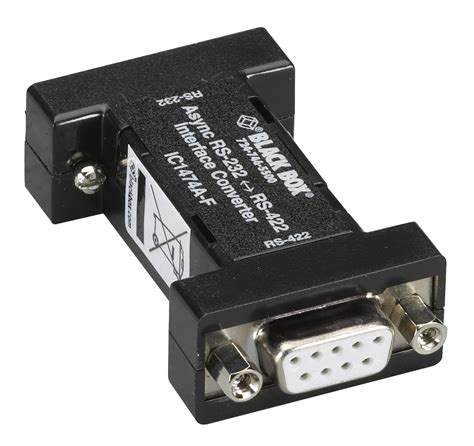 Async RS232 RS422 Interface Converter DB9 Black Box