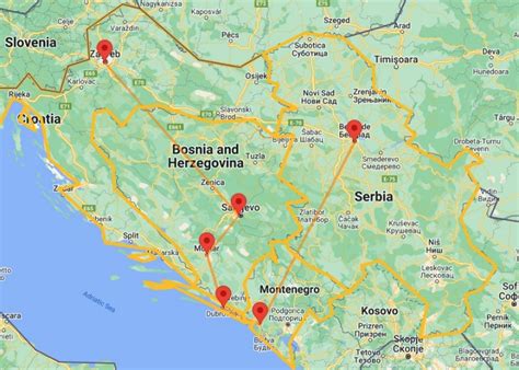 Balkans Itinerary Balkan Trip Itinerary Eurail