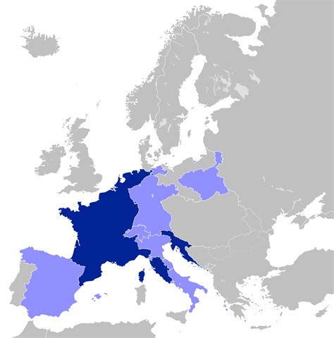 Map Of France Under Napoleon United States Map