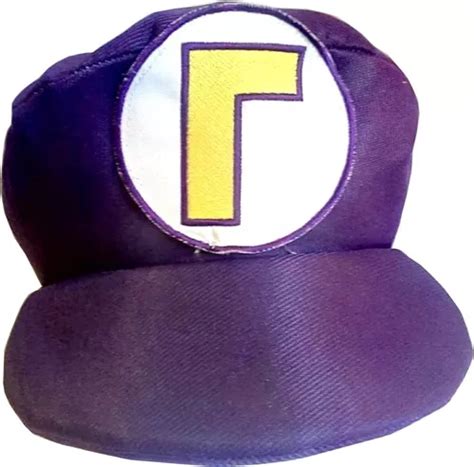 Gorra Artesanal Disfraz Ni Os Super Mario Wario Waluigi En Venta En