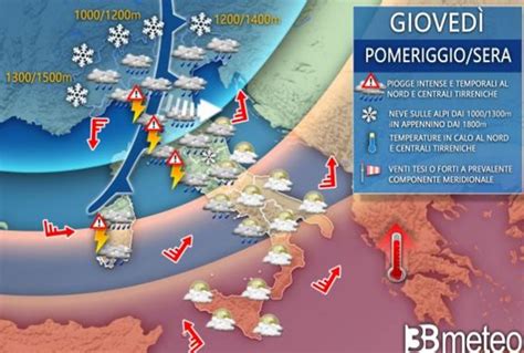 Intensa Perturbazione In Arrivo Tornano Venti Forti E Nubifragi