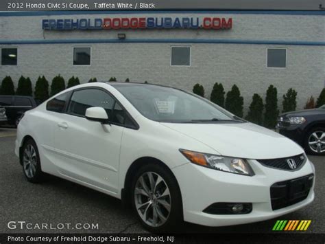 Taffeta White 2012 Honda Civic Si Coupe Black Interior Vehicle Archive