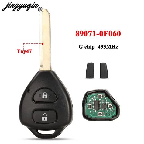 Jingyuqin Reemplazo De Llave De Coche Remota F Chip G De