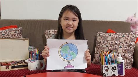 How To Draw A Globe Step By Step To Draw A Globe Simple Steps Youtube