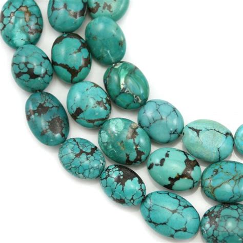 Turquoise Natural Stone Bead Jewelry Creation France Perles