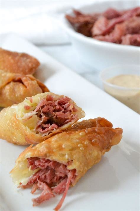 Corned Beef And Cabbage Egg Rolls Recipe Corned Beef Corn Beef And Hot Sex Picture