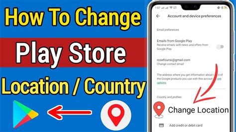 How To Change Your Play Store Country How To Change Google Play