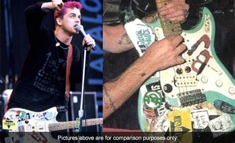 1994 BJ Guitars Billie Joe Armstrong Green Day Blue Guitar Etsy