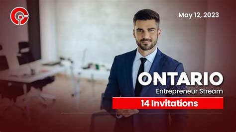 Ontario PNP Issues 14 ITAs Under The Entrepreneur Stream