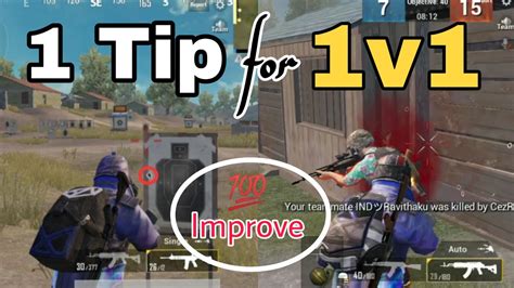 This One Trick Will Improve Your Close Range 1v1 Trick PUBG MOBILE