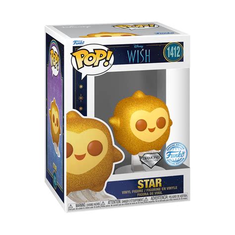 Disney Wish Star Diamond Glitter Funko Pop Kronen P0ps