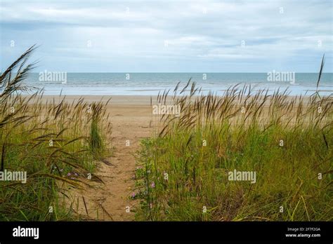 Casuarina Beach On An Overcast Day In A Suburb Of Darwin Northern