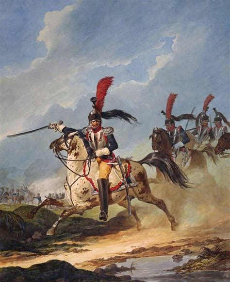 Colonel Of The 8th Cuirassiers Battle Of Waterloo On 18th June 1815