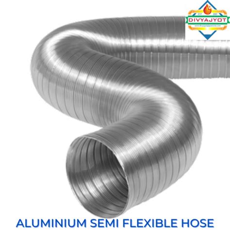 Semi Rigid Flexible Aluminium Ducting Hose Diameter 50mm To 500mm
