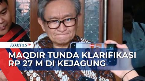 Pengacara Irwan Hermawan Maqdir Ismail Minta Penundaan Klarifikasi Rp