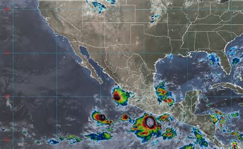 Depresión Tropical ‘trece E Evoluciona Y Forma La Tormenta Tropical