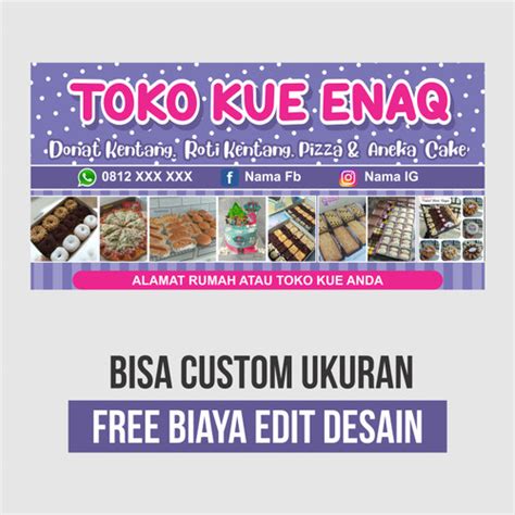 Halaman Unduh Untuk File Contoh Desain Spanduk Toko Kue Yang Ke 25