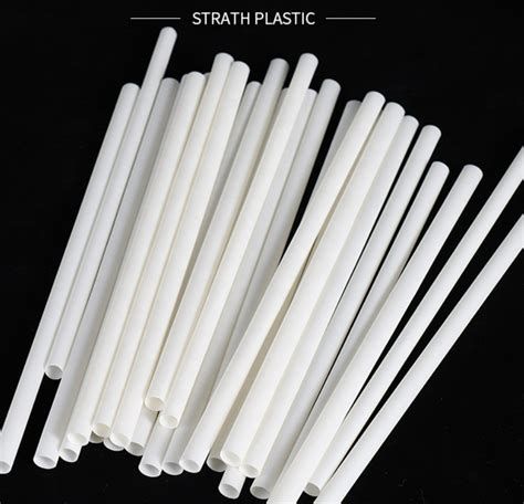 Corn Starch Pla Straws Biodegradable Mm Straight Pla Drinking