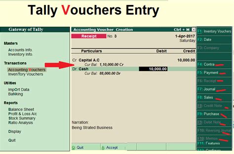 Vouchers In Tally Erp