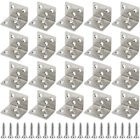 Angle Droit Support 30 pcs Equerre Metal 90 Degrés à Angle Droit